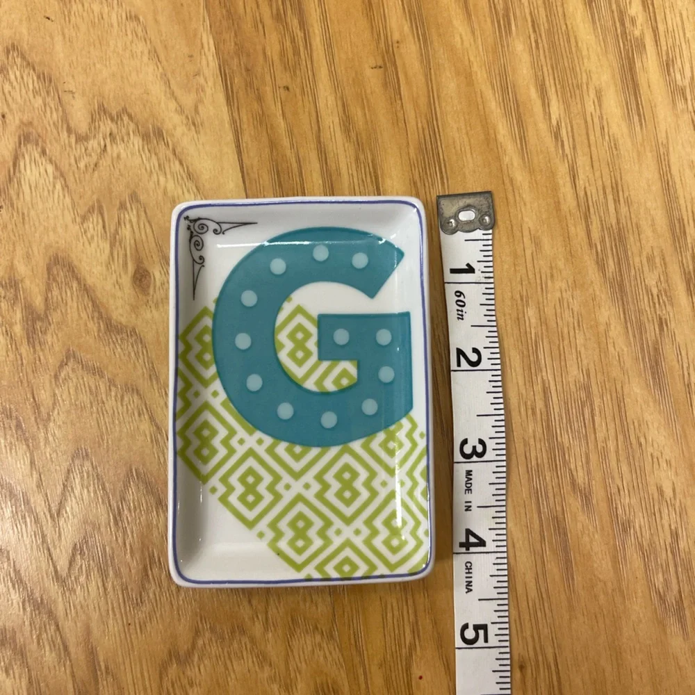 Initial G Jewelry Dish - Picture 2 of 4